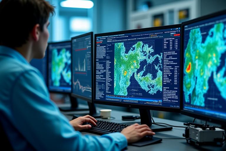 Weather data visualization training sa laboratory